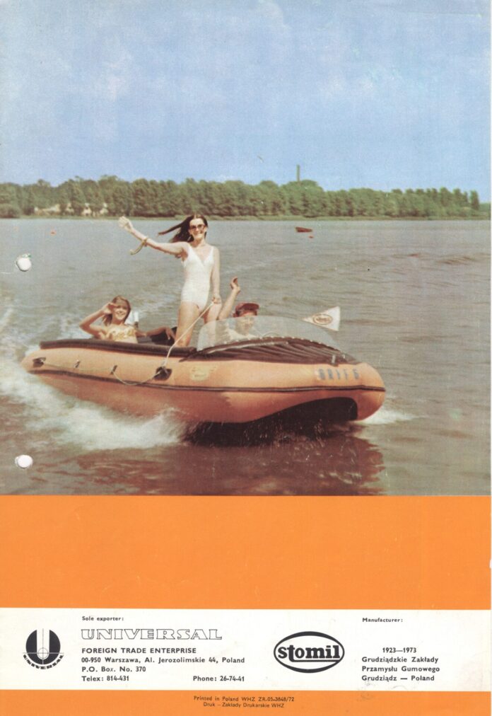 Inflated Rubber Boat GRYF - stomil Polen - 1972_Seite_001